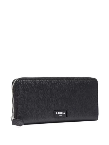 Кожено портмоне Lancel черно