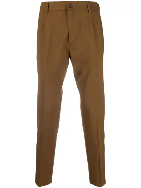 Cropp pantaloni Dell'oglio maro