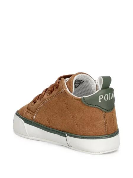 Koszulka polo dziecięca Polo Ralph Lauren brązowa