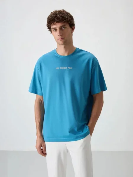 Tommy Life Majica nebeško modra