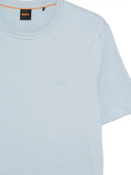 Tricou Boss cu decolteu rotund albastru