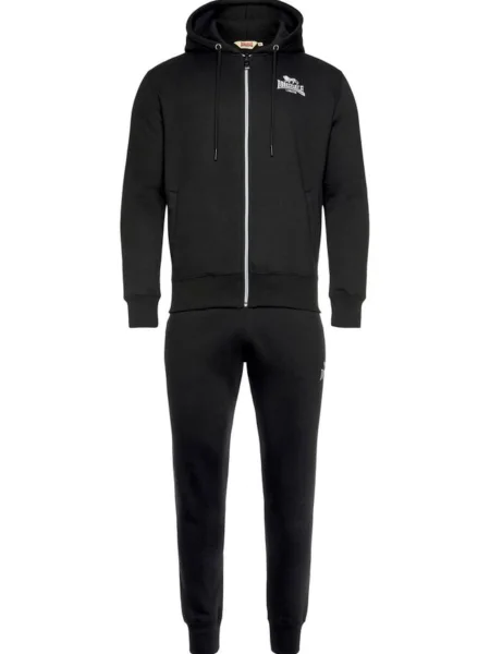 LONSDALE Športna trenirka ROTTINGDEAN črna bela