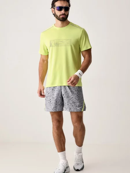 Nike bežecké tričko pánske Miler UV Dri-FIT zelená