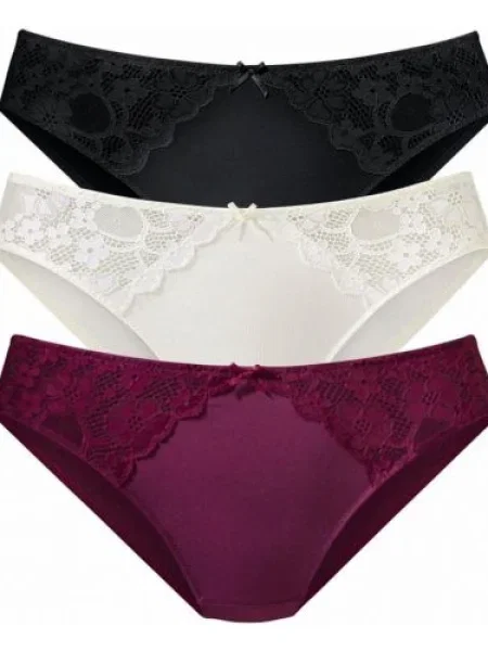 Klasične gaćice Petite Fleur crna