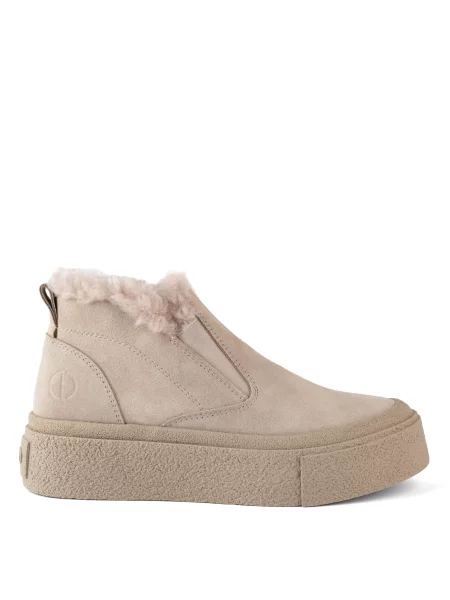 Замшевые ботинки Oldcom бежевые