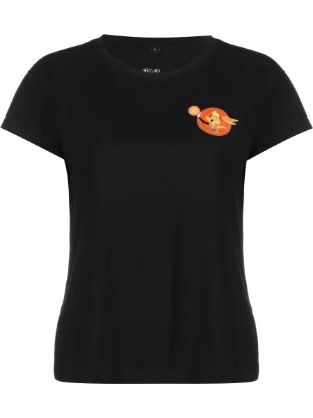 Merchcode Tricou Lola galben pastel / roșu orange alb negru