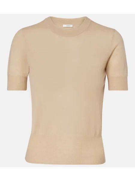 Top Joseph din cașmir bej