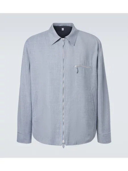 Вълнено яке Berluti синьо