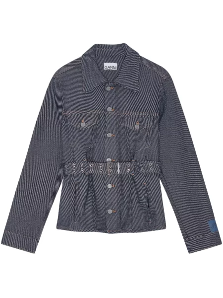 Geacă de blugi Ganni albastru