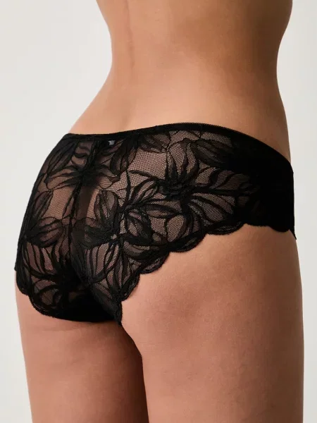 Emporio Armani Underwear бикини дамски от дантела черно