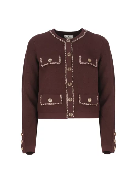 Sweter Elisabetta Franchi czerwony