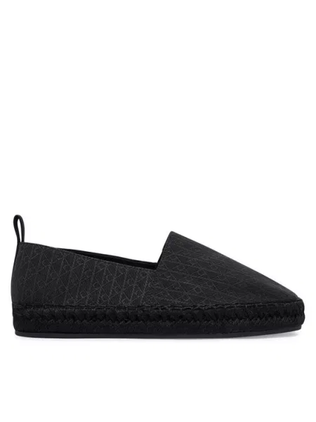 Calvin Klein Espadryle All Over CK czarny