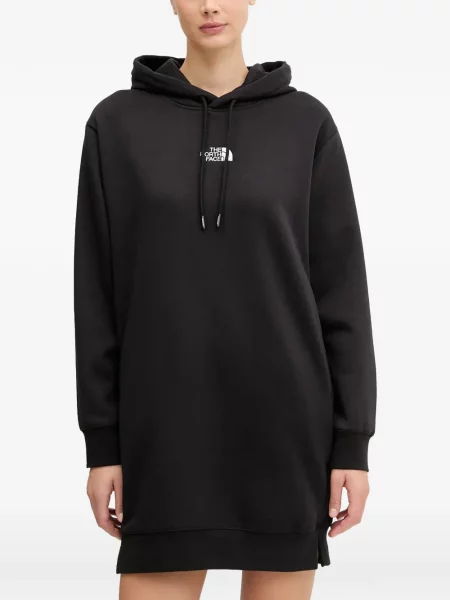Rochie mini The North Face cu glugă negru