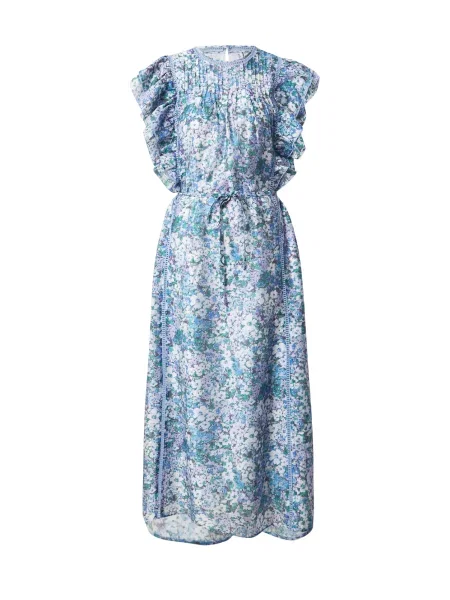 & Other Stories Rochie indigo / azur / verde limetă alb