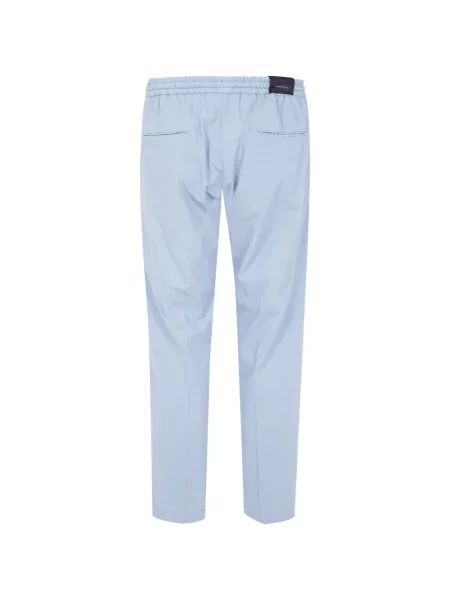 Pantaloni Michael Coal cu cordon albastru
