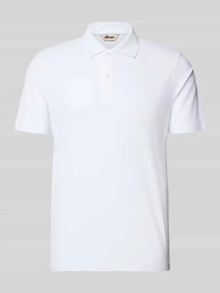 Koszulka polo o kroju slim fit z logo model „EDMOND” Ellesse białe