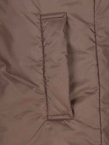 Vestă Max Mara cu glugă maro