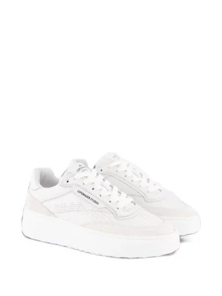 Sneakerși Copenhagen Studios din piele de căprioară alb