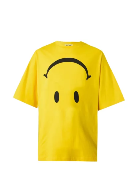 Tricou Moschino cu imagine galben