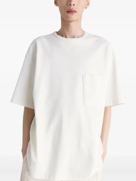Tricou Lemaire din jerseu alb