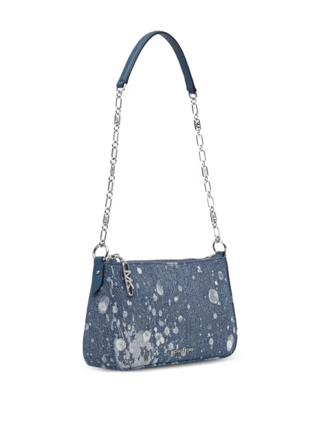 Portofel Michael Michael Kors din piele cu imagine cu model floral alb
