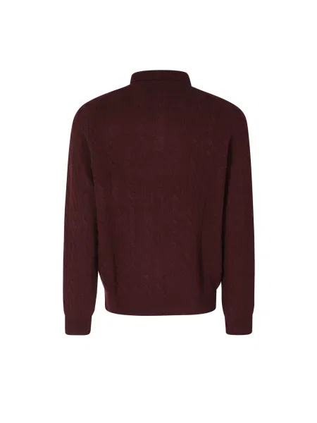 Sweter Polo Ralph Lauren z kaszmiru brązowy