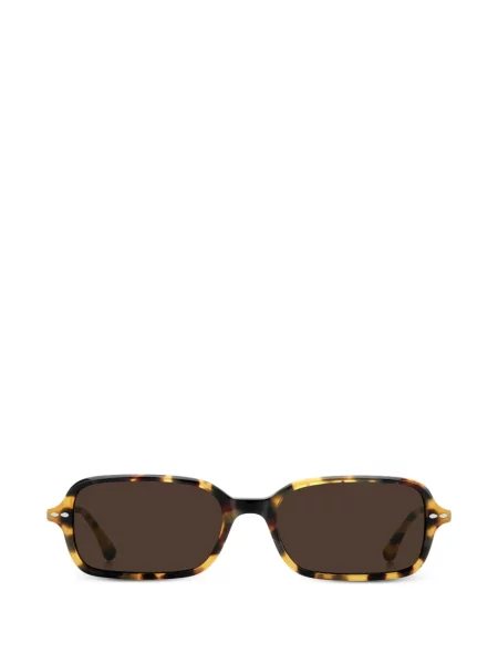 Ochelari de soare Isabel Marant Eyewear cu imprimeu geometric maro
