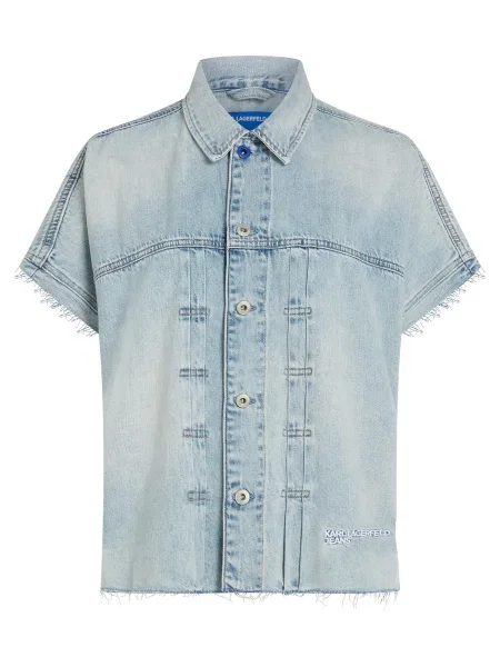 KARL LAGERFELD JEANS Geacă de primăvară-toamnă denim albastru