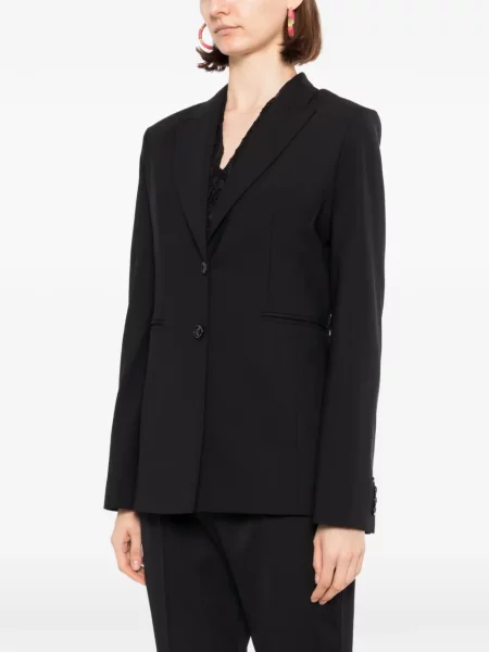Gulerat sacou Blaklace cu rever negru