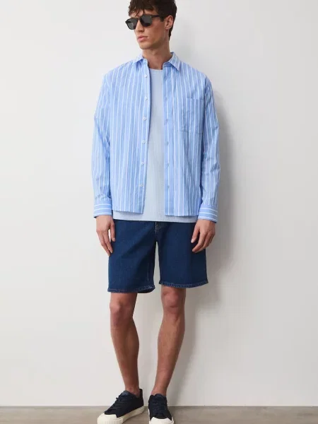 Medicine srajca z elastanom modra