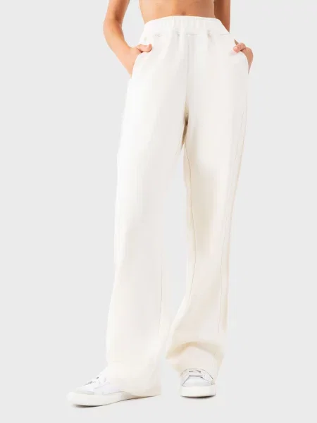 Штани повсякденні AVECS молочний бавовна/поліестер