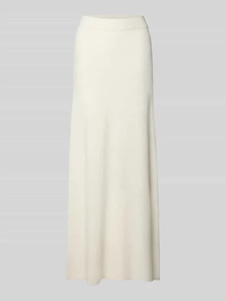 Długa spódnica z elastycznym pasem model ‘Insa’ Oh April biała