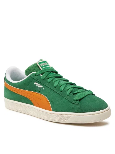 Semišové tenisky Puma Suede zelená