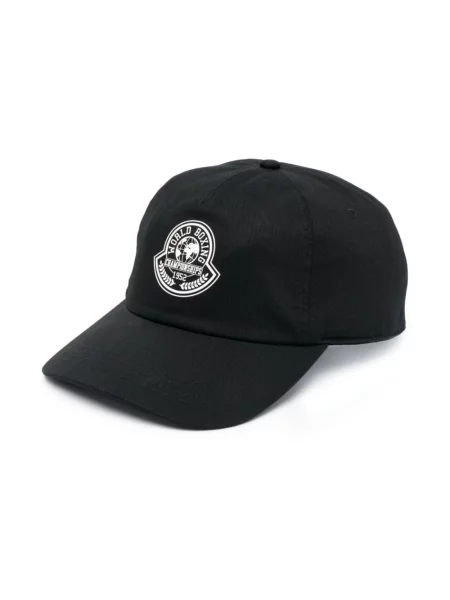 Czapka z daszkiem Moncler czarna