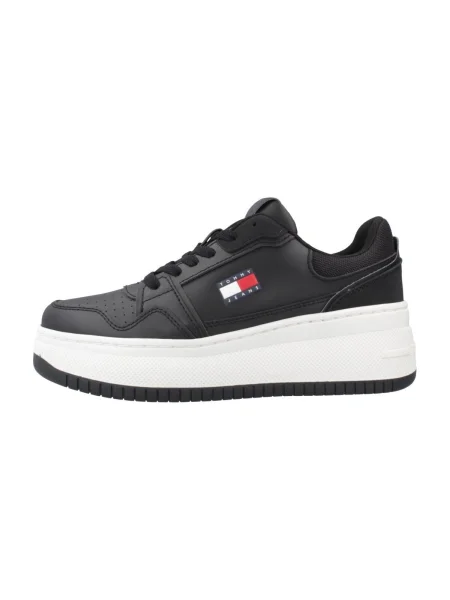 Pantofi Tommy Jeans retro negru