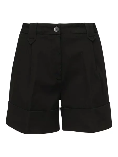 Pantaloni scurți Fay plisate negru