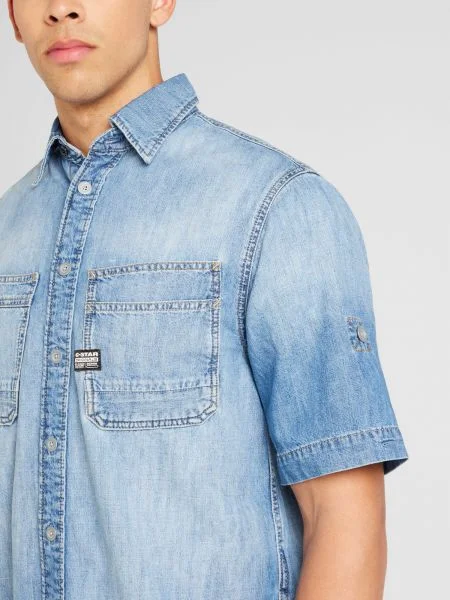 G-Star RAW Cămașă denim albastru