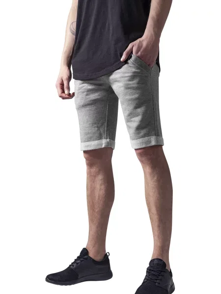 Urban Classics Kalhoty melír šedý