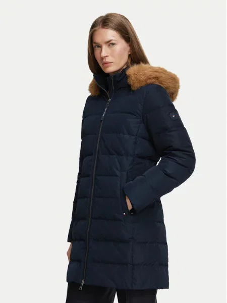 Tommy Hilfiger Kurtka zimowa Heritage Tyra granatowy