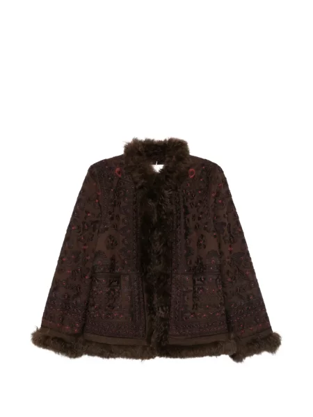 Garnitură de blană geacă Antik Batik cu blană maro