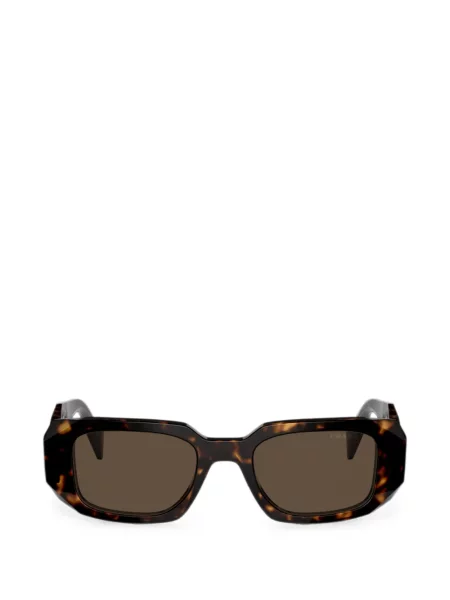 Ochelari de soare Prada Eyewear cu imprimeu geometric maro