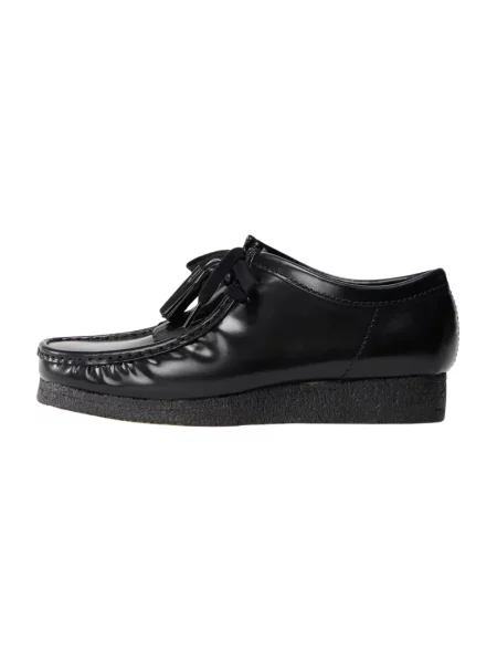 Półbuty Clarks skórzane czarne