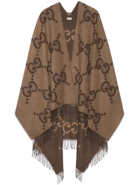 Παλτό Gucci κασμίρ καφέ
