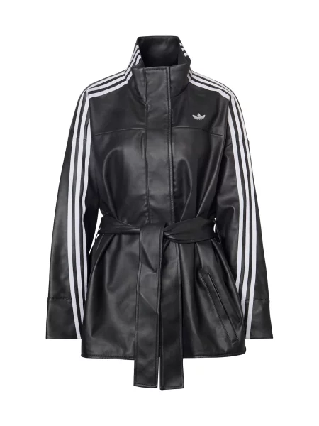 ADIDAS ORIGINALS Prechodná bunda čierna biela