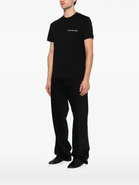 Tricou Moncler cu imagine negru