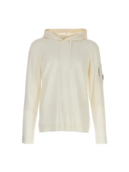 Bluza z kapturem C.p. Company z kapturem biała