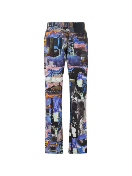 Pantaloni Diesel cu imagine albastru