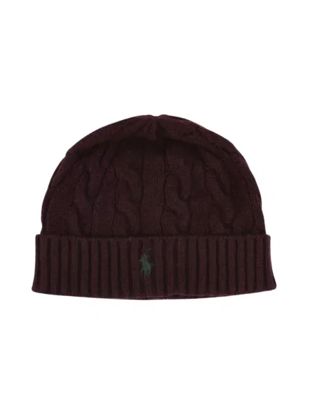 Czapka Polo Ralph Lauren z kaszmiru czerwona