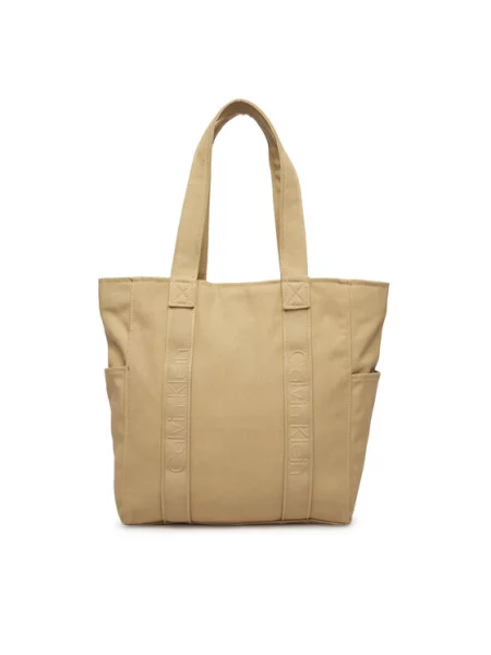 Calvin Klein Shopper táska khaki bézs