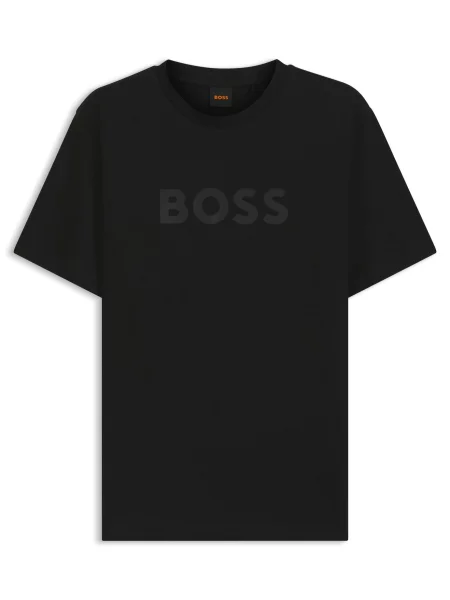 BOSS Orange tricou pentru bărbați din Te_Logo negru